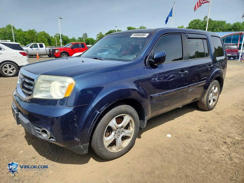 2012 HONDA PILOT EX – Lot 54666086 auction photo