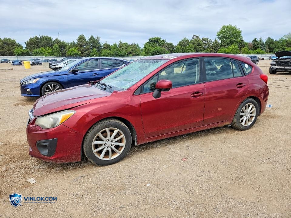 2012 SUBARU IMPREZA PREMIUM – Lot 54669246 auction photo