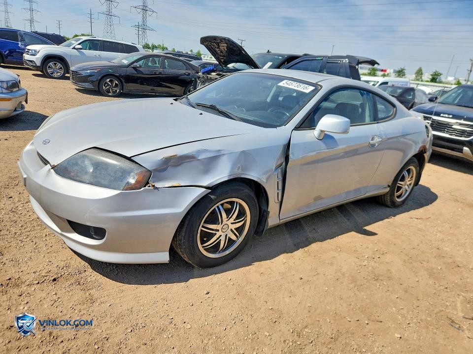 2006 HYUNDAI TIBURON GT – Lot 54673616 auction photo