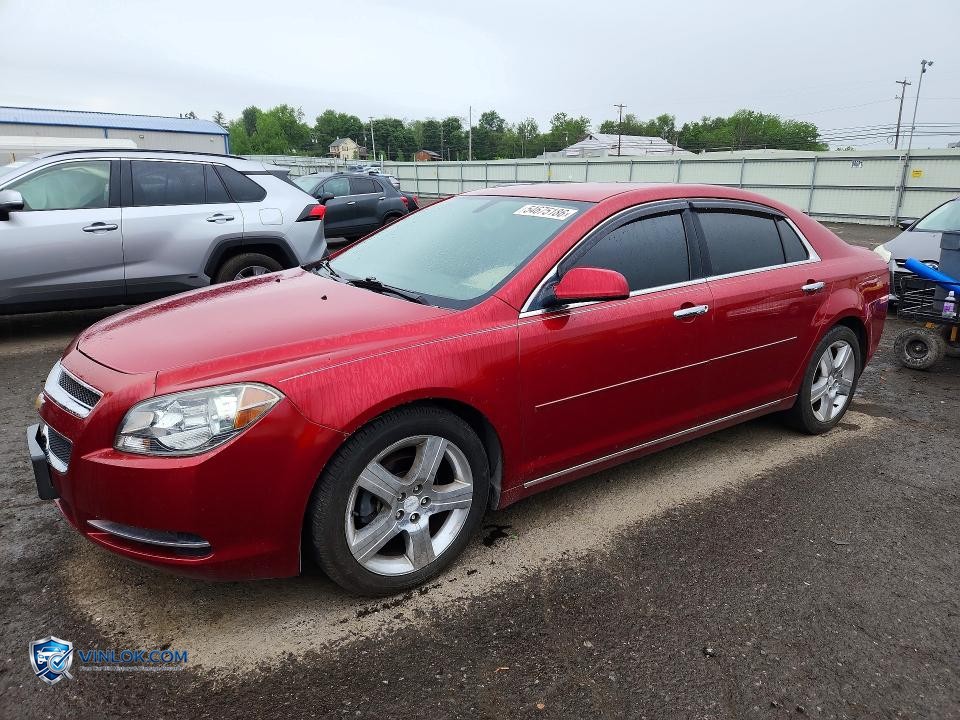 2012 CHEVROLET MALIBU 1LT – Lot 54675186 auction photo