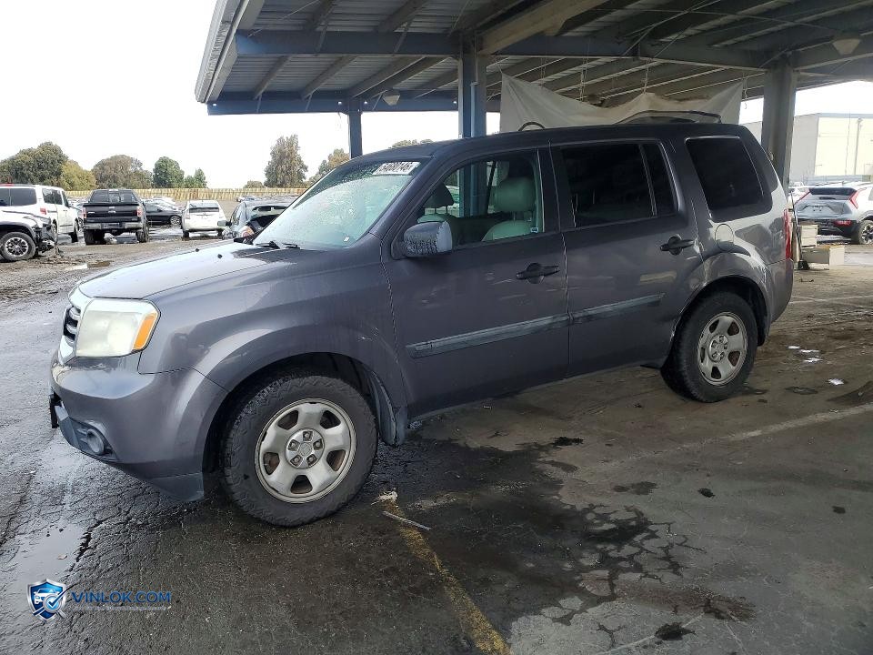 2015 HONDA PILOT LX – Lot 54680146 auction photo