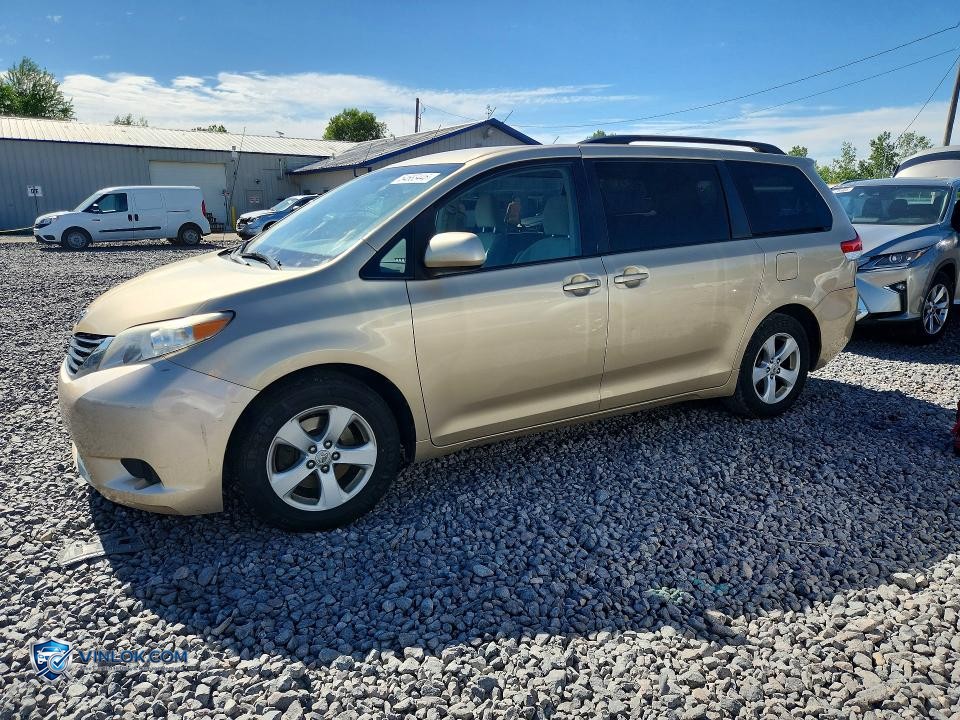 2012 TOYOTA SIENNA LE – Lot 54683446 auction photo