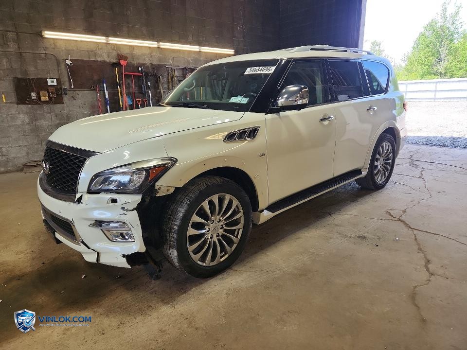 2016 INFINITI QX80 BASE – Lot 54684696 auction photo
