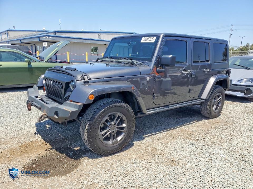 2018 JEEP WRANGLER UNLIMITED SPORT – Lot 54686526 auction photo