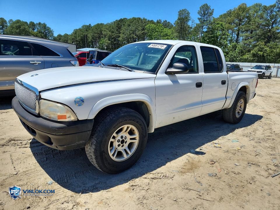 2004 DODGE DAKOTA QUAD SPORT – Lot 54687216 auction photo