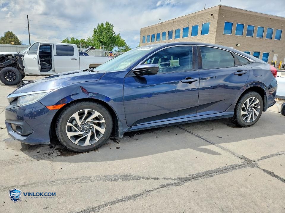 2016 HONDA CIVIC EX – Lot 54690166 auction photo
