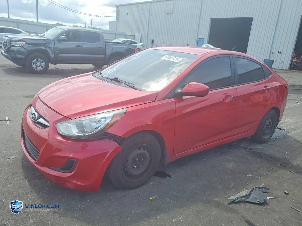 2013 HYUNDAI ACCENT – Lot 54695736 auction photo