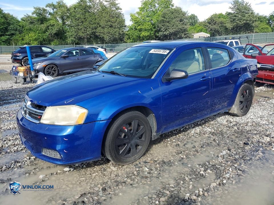 2013 DODGE AVENGER SE – Lot 54696786 auction photo