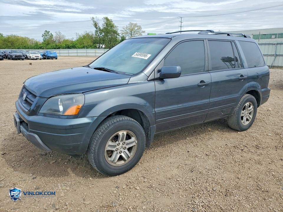 2005 HONDA PILOT EXL – Lot 54698996 auction photo