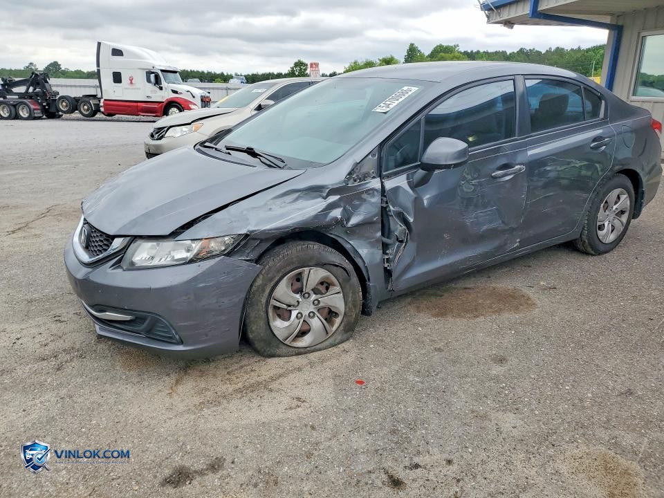 2013 HONDA CIVIC LX – Lot 54700686 auction photo