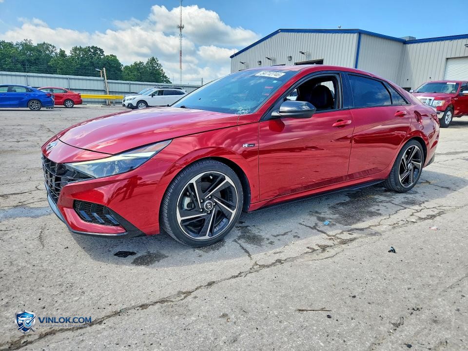 2023 HYUNDAI ELANTRA N LINE – Lot 54712746 auction photo