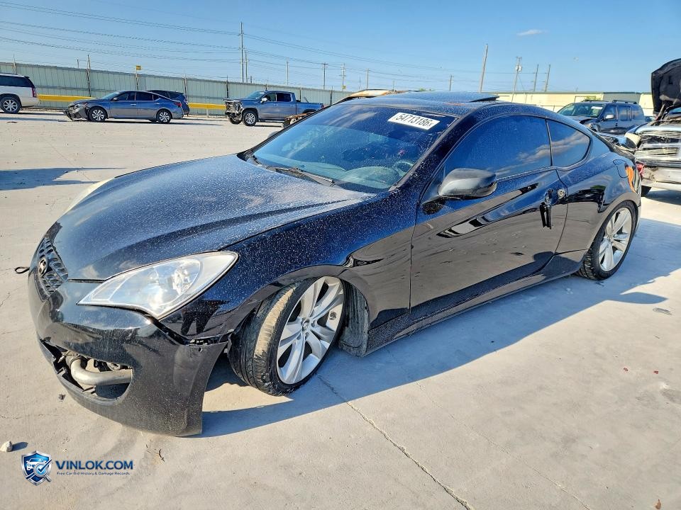 2012 HYUNDAI GENESIS COUPE 2.0T – Lot 54713186 auction photo