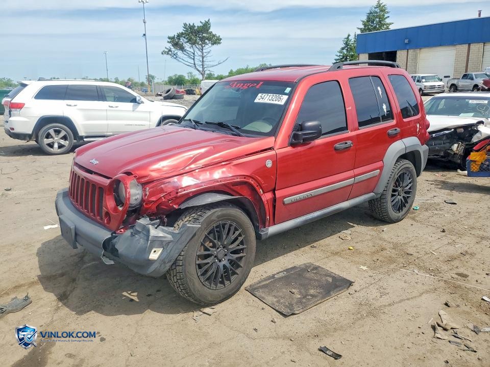 2007 JEEP LIBERTY SPORT – Lot 54713206 auction photo