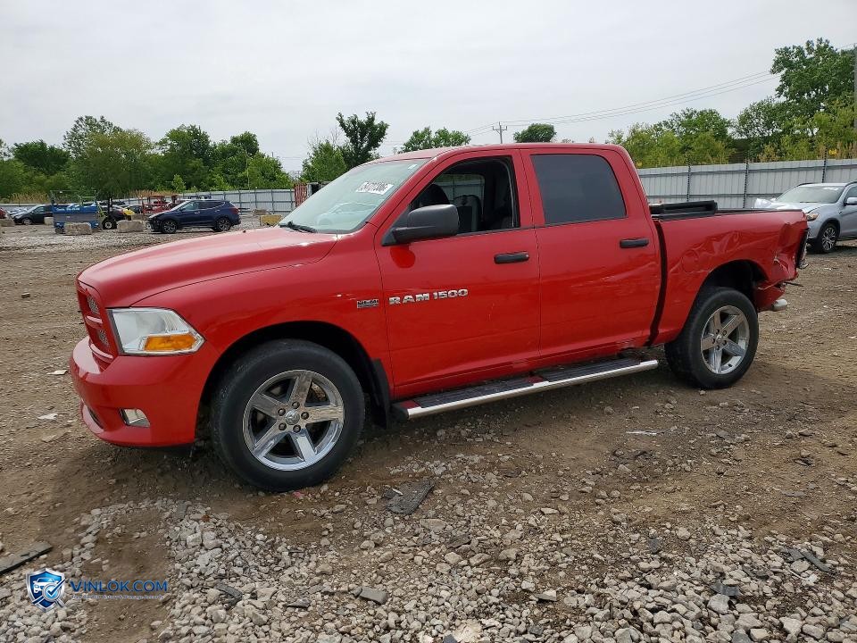 2012 DODGE RAM 1500 ST – Lot 54727386 auction photo