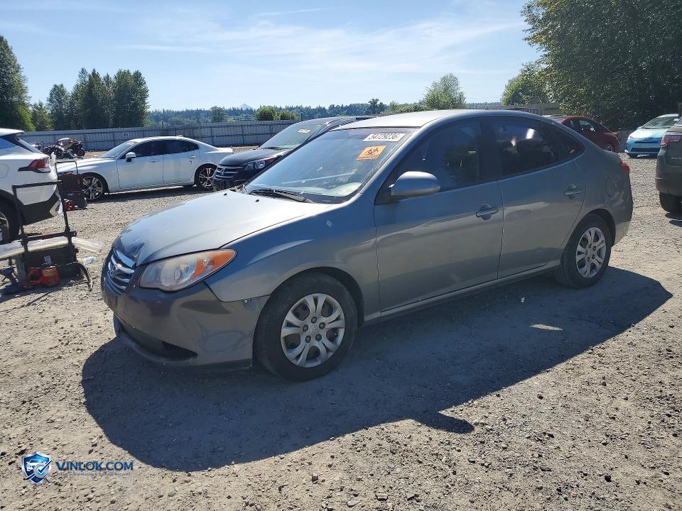 2010 HYUNDAI ELANTRA BLUE – Lot 54729236 auction photo