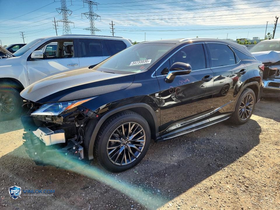 2017 LEXUS RX 350 F SPORT – Lot 54733836 auction photo