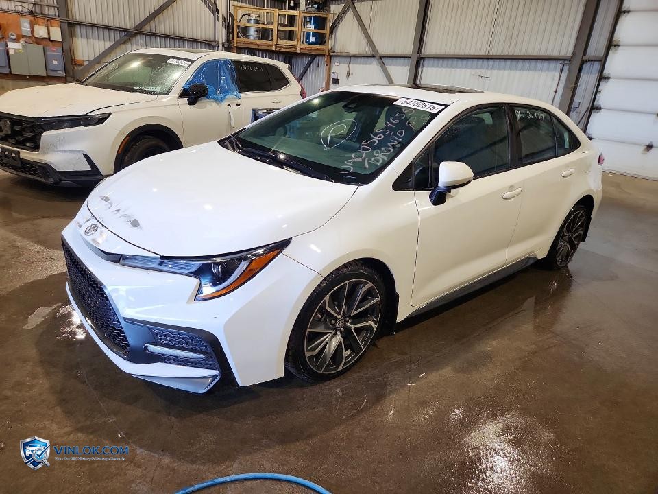 2020 TOYOTA COROLLA SE – Lot 54750616 auction photo