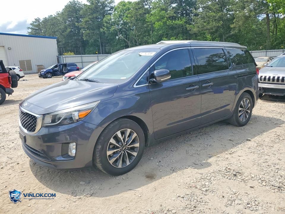 2015 KIA SEDONA SX – Lot 54752306 auction photo