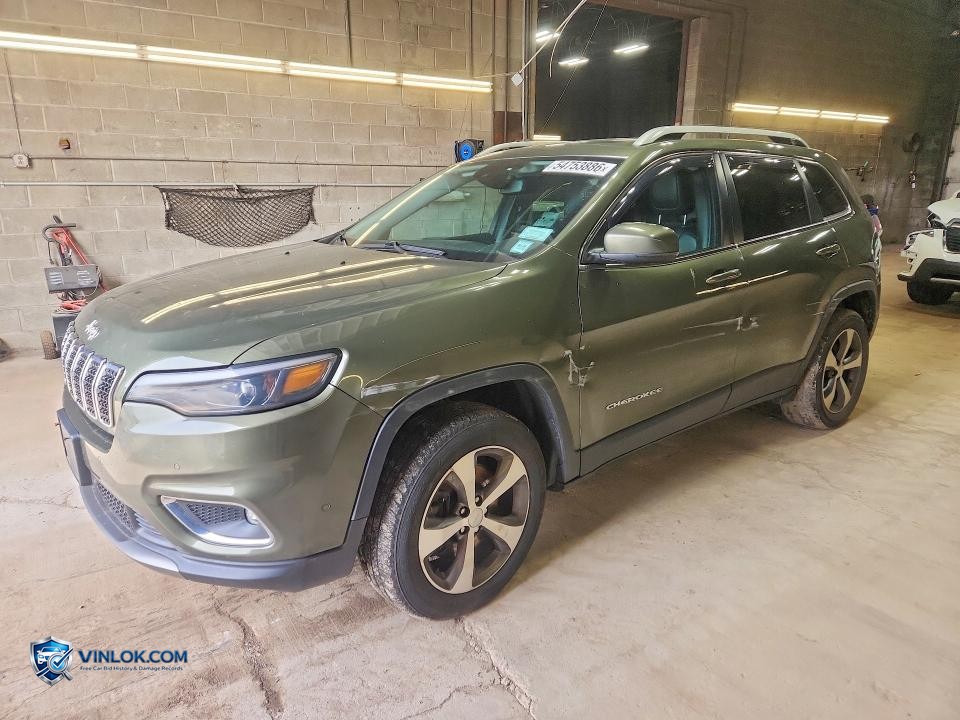 2021 JEEP CHEROKEE LIMITED – Lot 54753886 auction photo