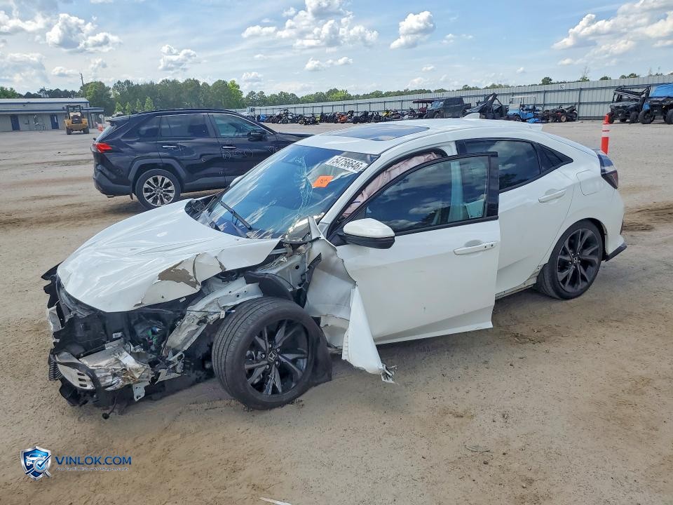 2017 HONDA CIVIC SPORT TOURING – Lot 54756646 auction photo