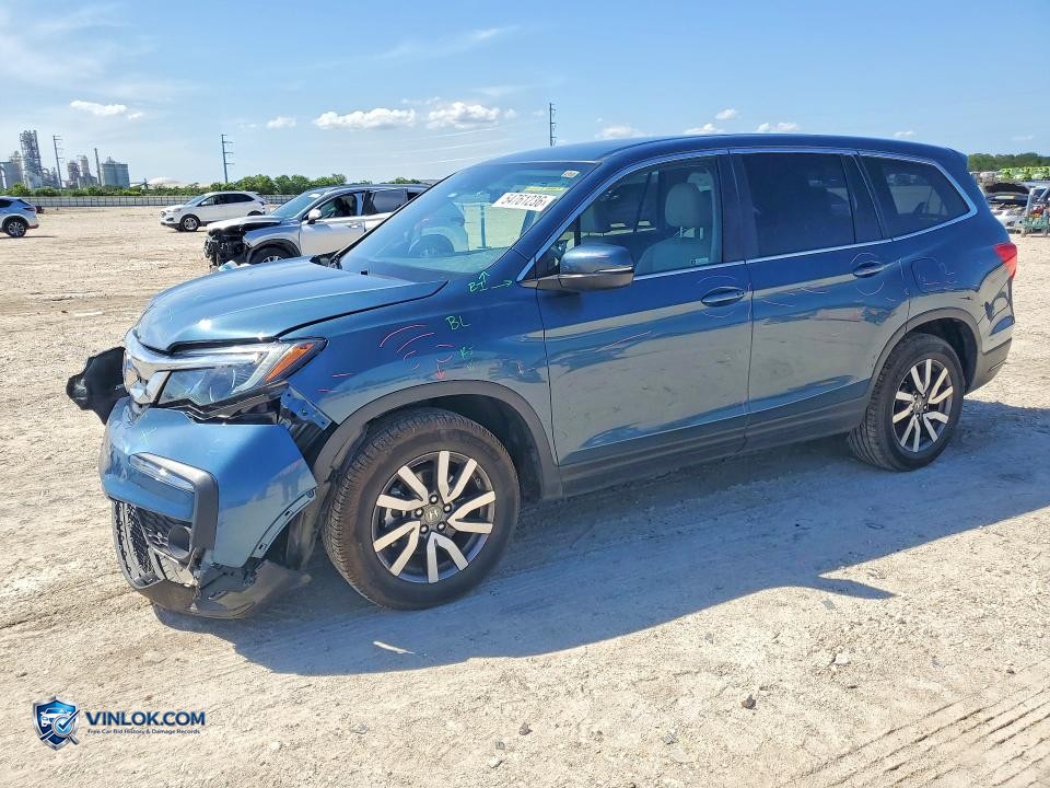 2021 HONDA PILOT EX – Lot 54761236 auction photo