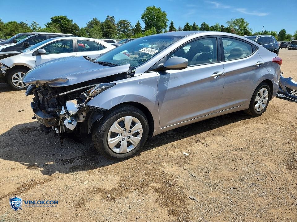 2016 HYUNDAI ELANTRA SE – Lot 54764896 auction photo