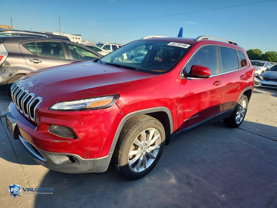 2016 JEEP CHEROKEE LIMITED – Lot 54770146 auction photo