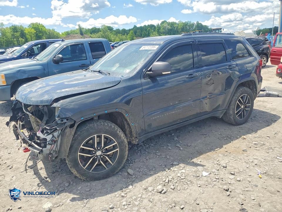 2017 JEEP GRAND CHEROKEE TRAILHAWK – Lot 54772206 auction photo