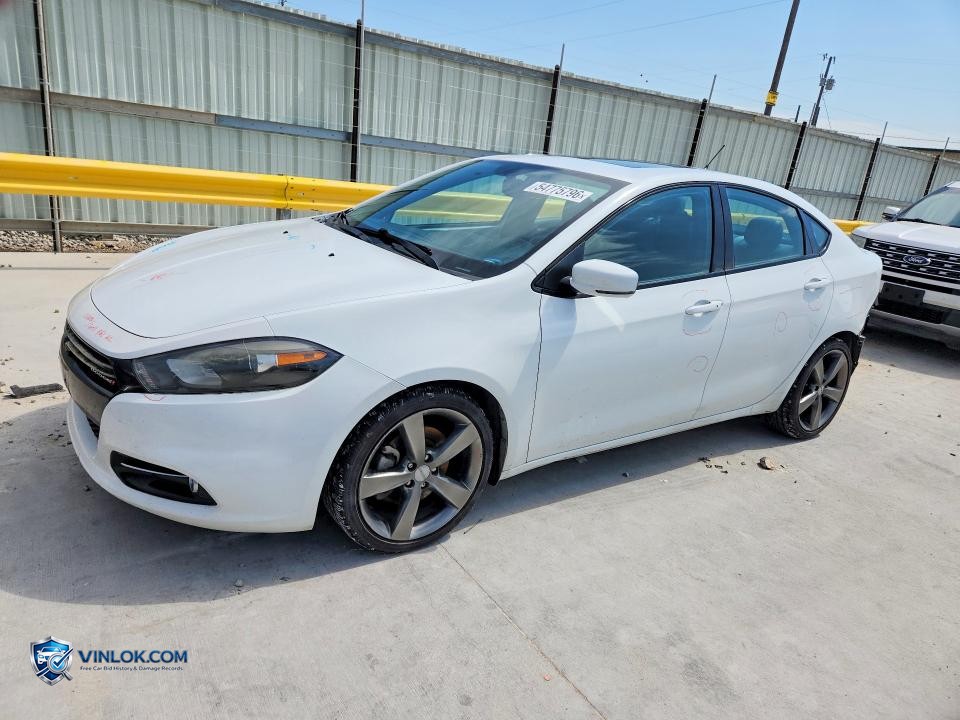2015 DODGE DART GT – Lot 54775796 auction photo