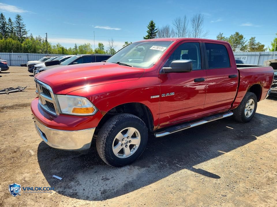 2010 DODGE RAM 1500 – Lot 54780136 auction photo