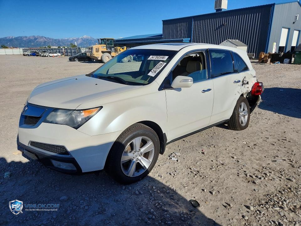 2012 ACURA MDX – Lot 54780596 auction photo