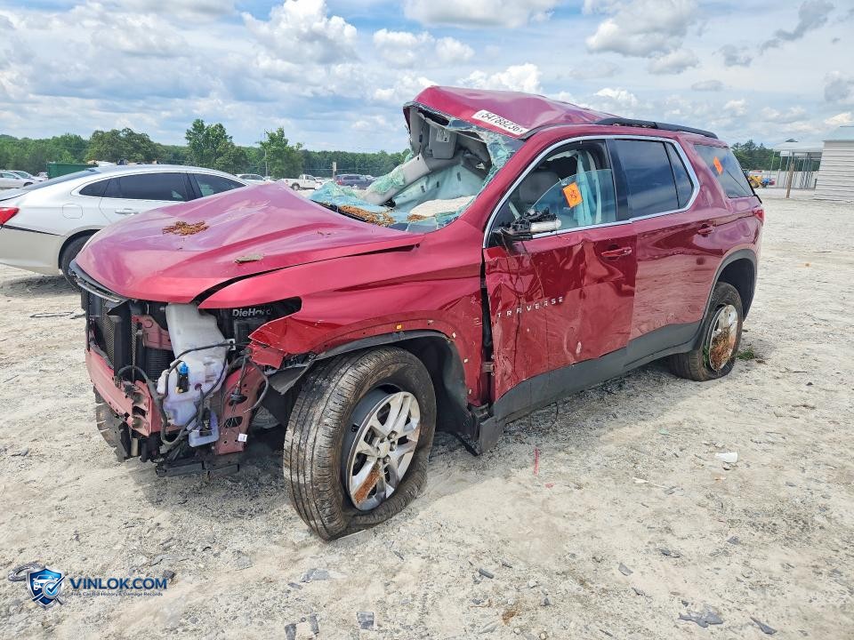 2020 CHEVROLET TRAVERSE LT – Lot 54788236 auction photo