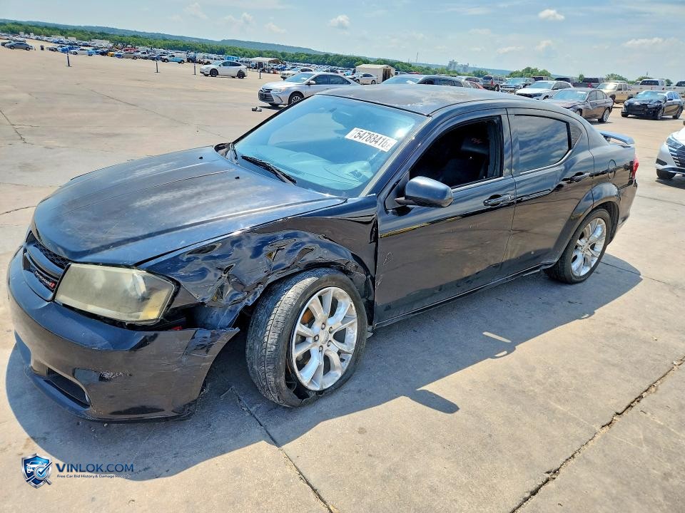 2014 DODGE AVENGER R – Lot 54788416 auction photo