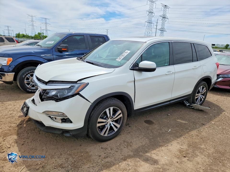 2018 HONDA PILOT EXLN – Lot 54790716 auction photo