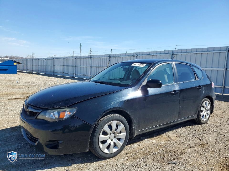 2009 SUBARU IMPREZA 2.5I – Lot 54795776 auction photo
