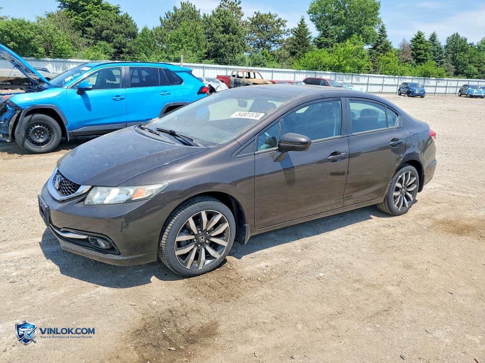 2014 HONDA CIVIC EXL – Lot 54801576 auction photo