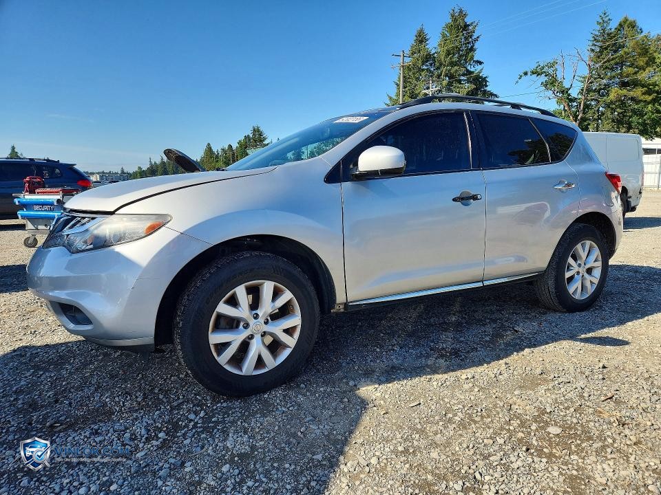 2013 NISSAN MURANO S – Lot 54802156 auction photo