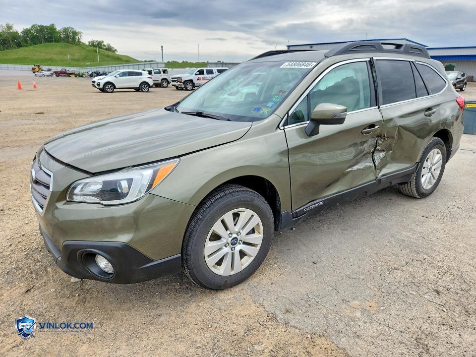 2017 SUBARU OUTBACK 2.5I PREMIUM – Lot 54806846 auction photo
