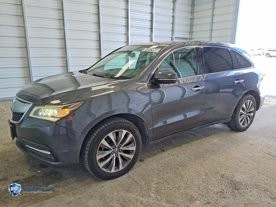 2014 ACURA MDX TECHNOLOGY – Lot 54812466 auction photo