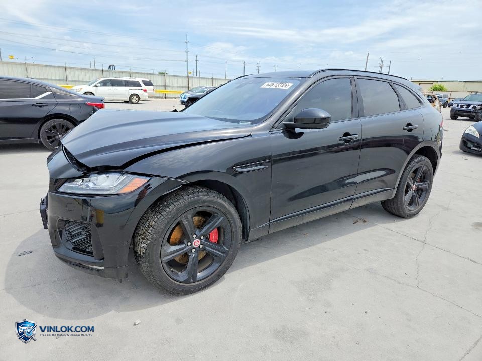 2017 JAGUAR F-PACE S – Lot 54813706 auction photo