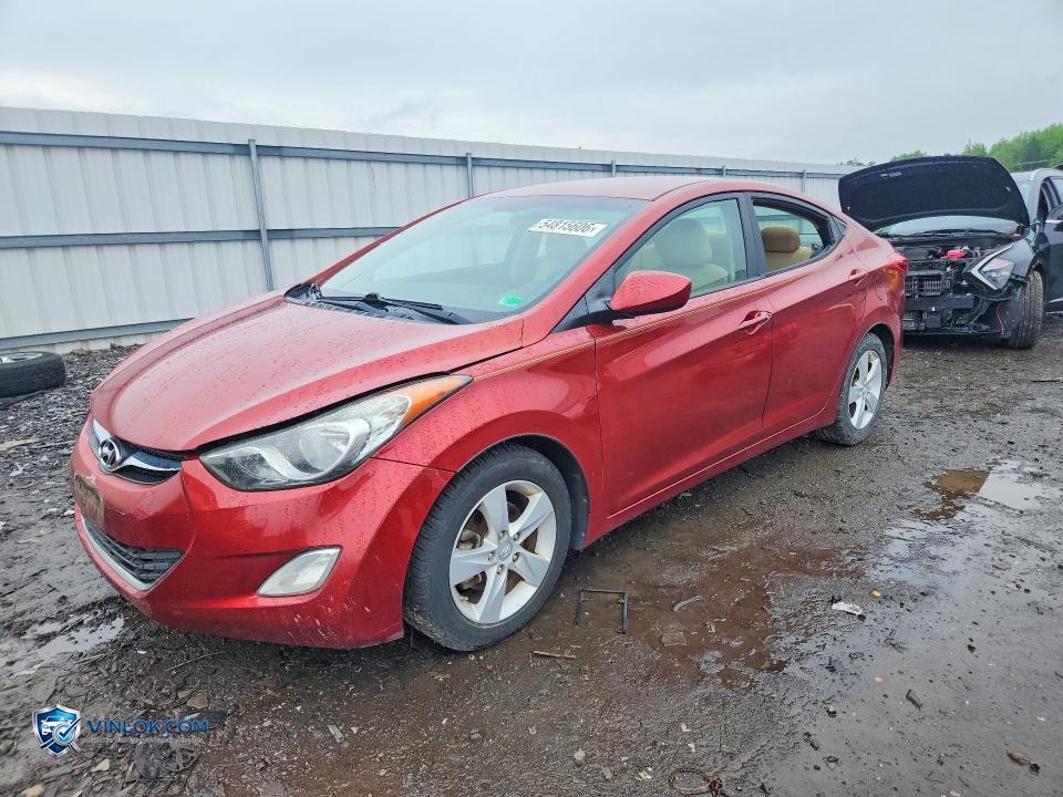 2013 HYUNDAI ELANTRA GLS – Lot 54815606 auction photo