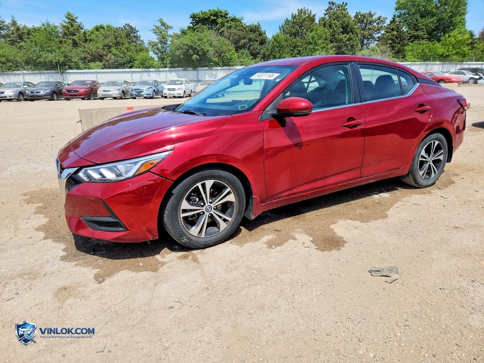 2020 NISSAN SENTRA SV – Lot 54821196 auction photo