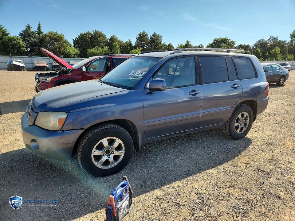2005 TOYOTA HIGHLANDER LIMITED – Lot 54821506 auction photo