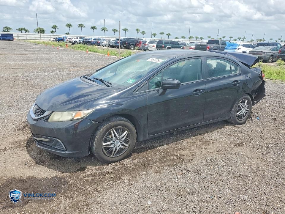 2014 HONDA CIVIC 4D LX – Lot 54823266 auction photo