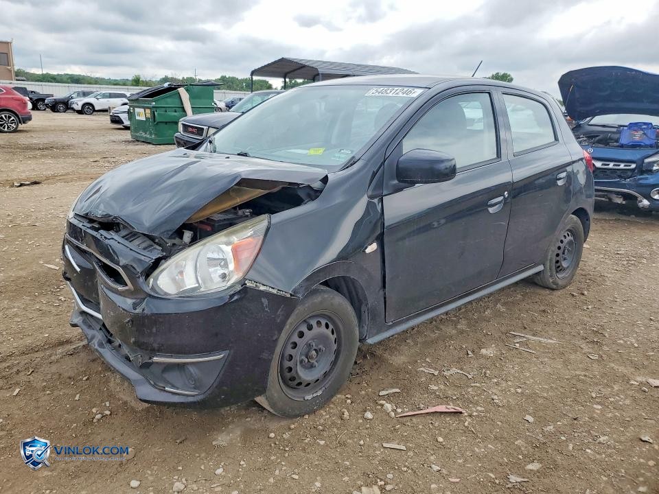 2017 MITSUBISHI MIRAGE ES – Lot 54831246 auction photo