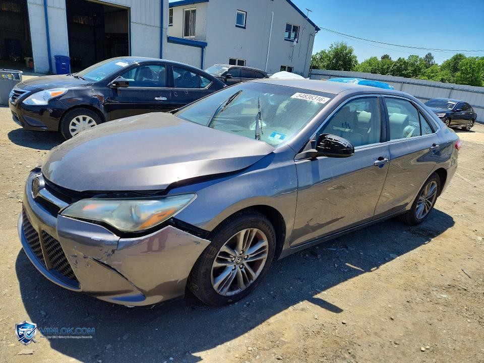 2016 TOYOTA CAMRY SE – Lot 54836316 auction photo