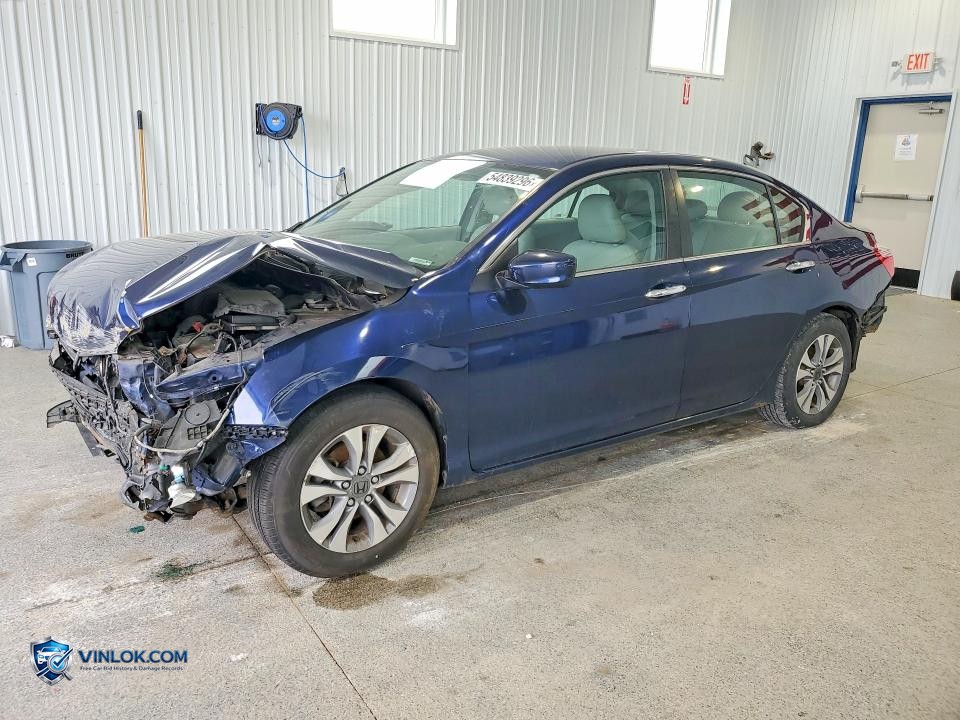 2014 HONDA ACCORD LX – Lot 54839296 auction photo