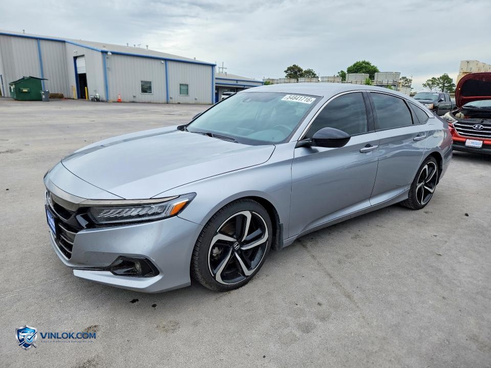 2022 HONDA ACCORD SPORT SE – Lot 54841716 auction photo