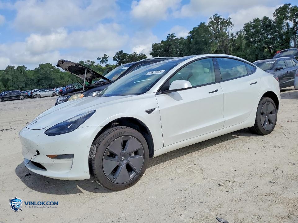 2021 TESLA MODEL 3 – Lot 54841756 auction photo