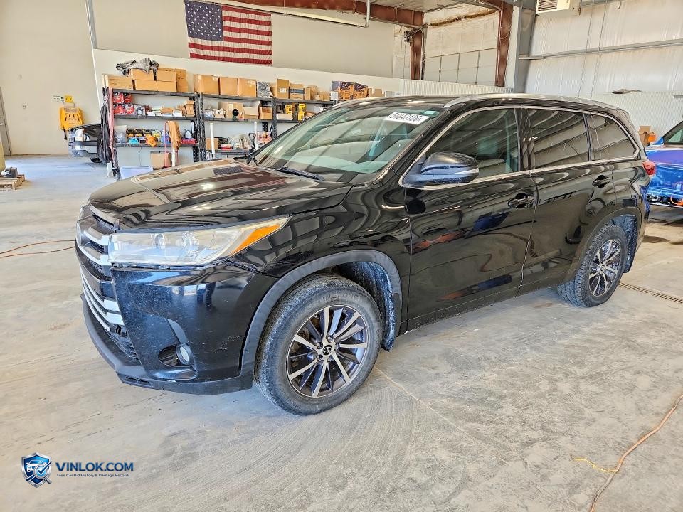 2017 TOYOTA HIGHLANDER XLE – Lot 54843126 auction photo